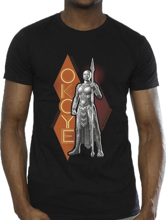 Actual product image Mens Wakanda Forever Okoye Stance T-Shirt (M)