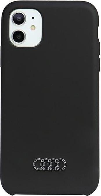 Produktbild Audi Silicone Case iPhone 11 / Xr 6.1" czarny/black hardcase AU-LSRIP11-Q3/D1-BK (Apple iPhone 11)