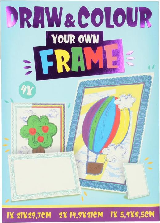 Immagine prodotto Wins Holland Cornice portafoto da disegnare e colorare, 3 pezzi