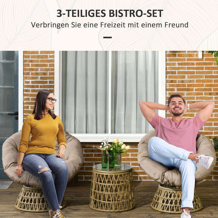 Actual product image Outsunny Garden furniture set