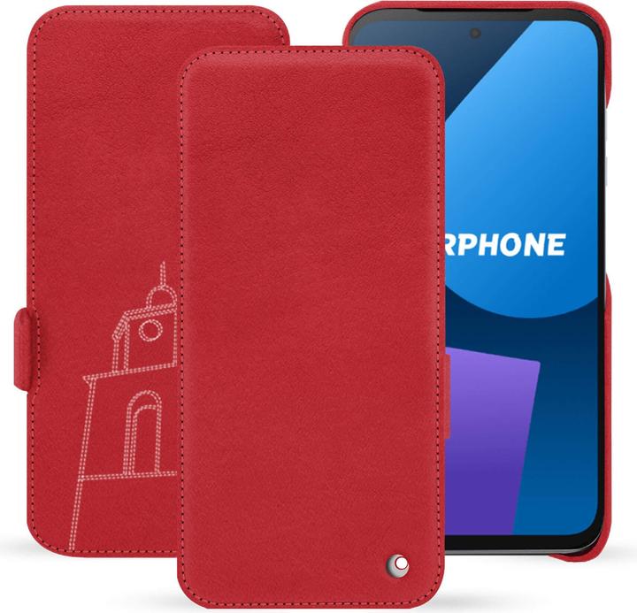 Actual product image Noreve Horizontal leather flap shell (OnePlus 5)
