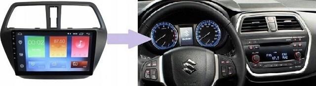 Actual product image No Name RADIO GPS NAVIGATION SUZUKI SX4 S-CROSS 2013+ ANDROID (9")