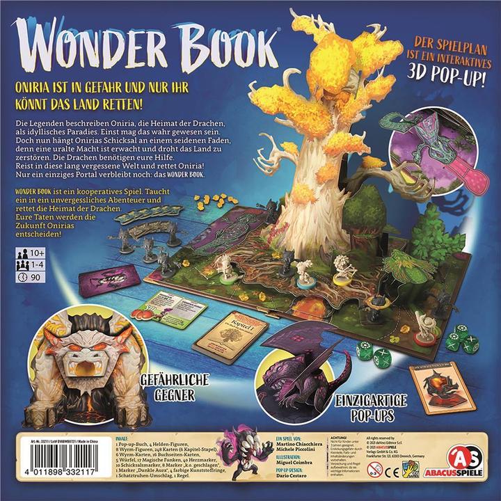 Produktbild Abacus ABA33211 - Wonder Book, Brettspiel, für 1-4 Spieler, ab 10 Jahren (EN, DE-Ausgabe) (Deutsch)