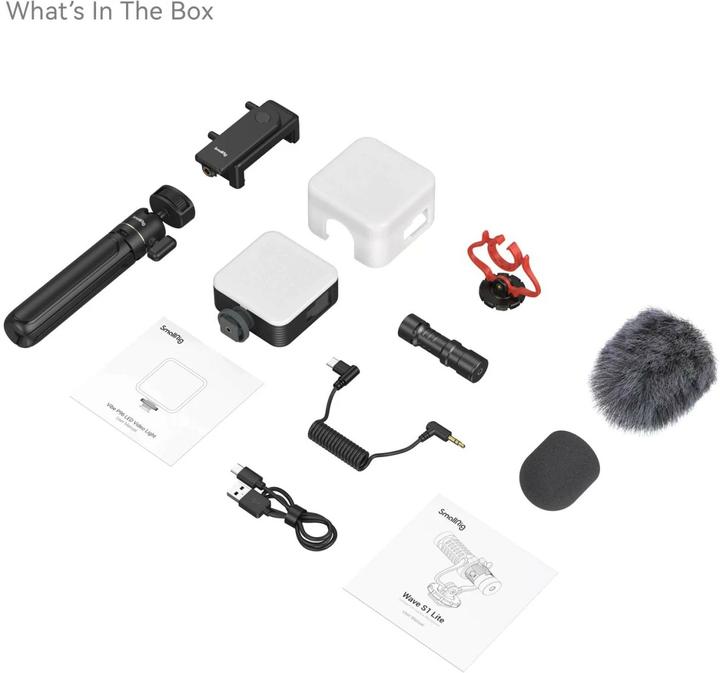 Actual product image SmallRig Tripod Smartphone Vlog Kit VK-50 (Metal, Plastic)