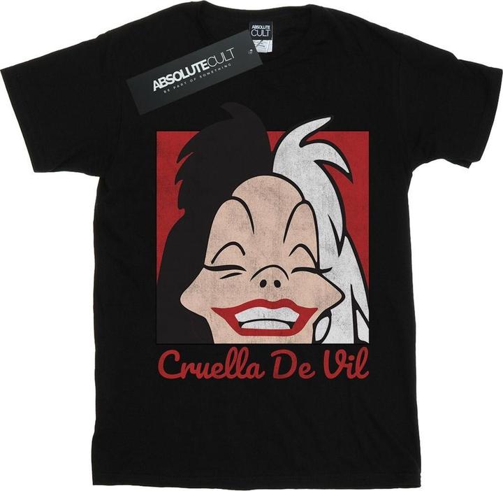 Produktbild Disney Cruella De Vil Cropped Head TShirt (XXL)
