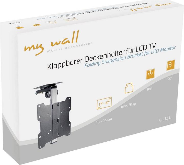 Actual product image myWall HL 12 Folding TV ceiling bracket for screens 17-. (Ceiling, 37.01", 20 kg)