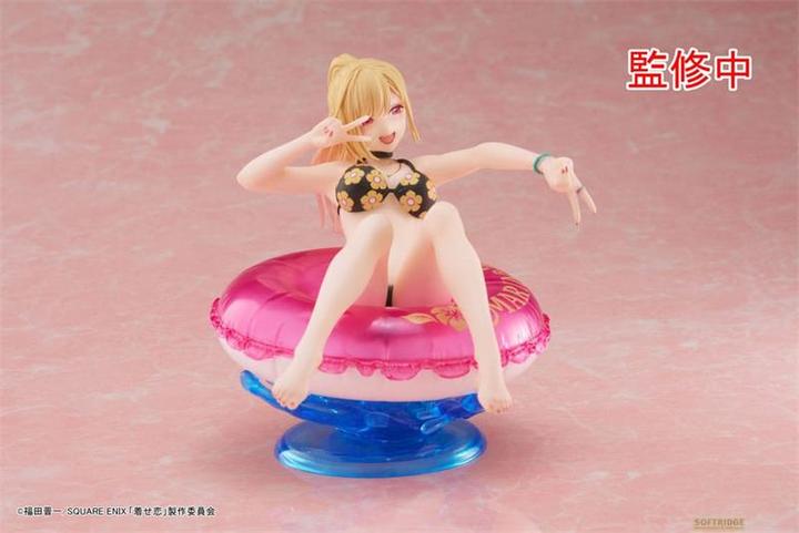 Actual product image Taito Prize My Dress-Up Darling Aqua Float Girls PVC Statue Marin Kitagawa 20 cm