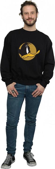 Produktbild Looney Tunes Daffy Duck Dotted Profile Sweatshirt (L)