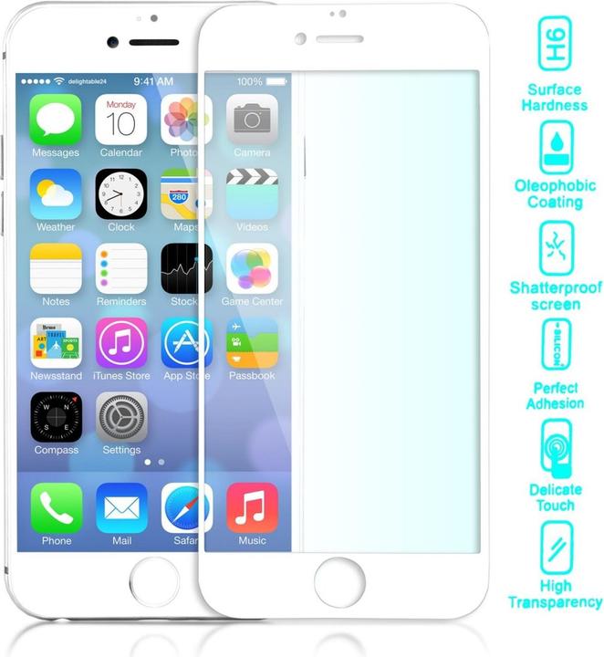 Immagine prodotto Nalia Vetro protettivo (1 Pezzo/i, Apple iPhone 6 Plus, Apple iPhone 6s Plus)