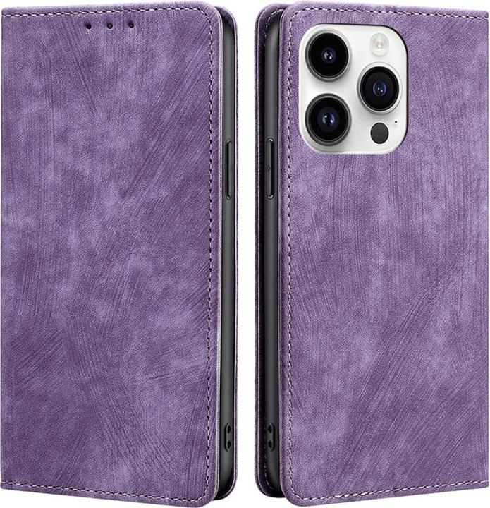 Produktbild Cover-Discount iPhone 15 Pro Max - Hülle mit RFID Blocker violett (Apple iPhone 15 Pro Max)