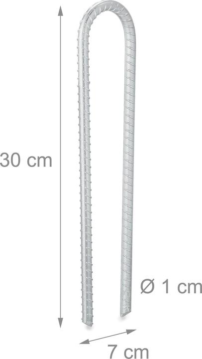 Actual product image Relaxdays 4x ground anchor