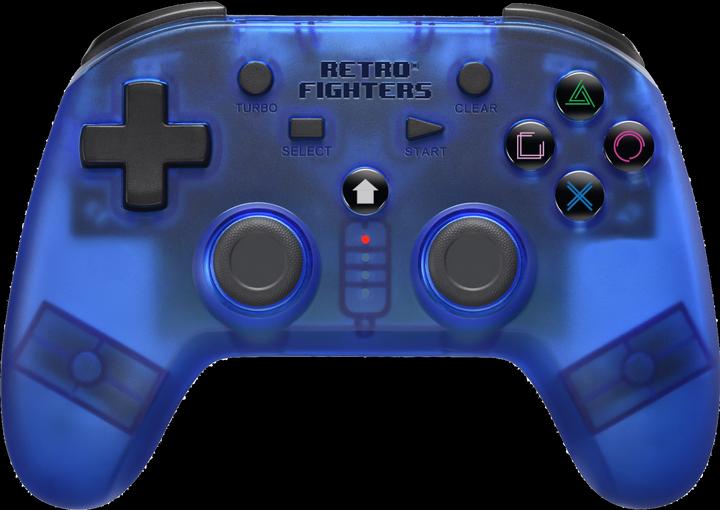 Retro Fighters Retro-Fighters - PS Defender 2.4G Controller - Blue (PC, PS2, Switch, PS3, NES Classic)