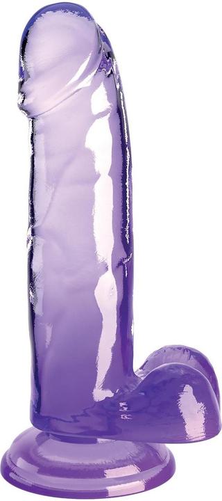 Doc Johnson KingCockClear 7 w balls purple