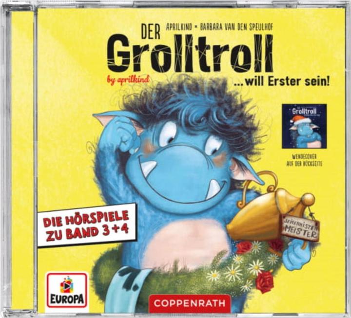 Immagine prodotto Der Grolltroll vuole essere il primo e Der Grolltroll - Schöne Bescherung! (CD) (Barbara van den Speulhof, Bambino di aprile, Kai Hohage, Tedesco)