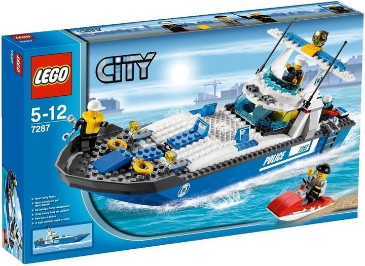 Immagine prodotto LEGO City 7287 Polizeiboot-Spielset (7287, LEGO City)