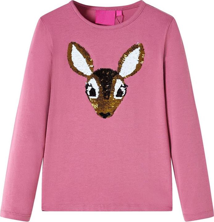 Immagine prodotto VidaXL Camicia da bambino a maniche lunghe rosa lampone 104,Materiale: 95 (104)