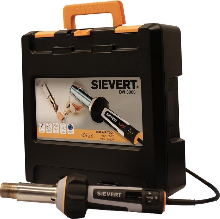 Actual product image Sievert Hot air blower incl. case 2000 W Hei