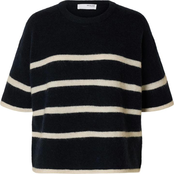 Selected Femme Slfmaline-Liliana 2/4 Knit O-Neck Noos
