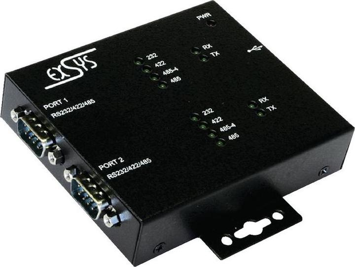 Exsys EX-1333V, USB zu 2x RS-232/422/485