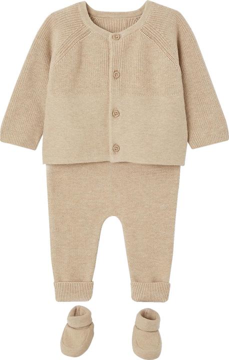 Produktbild Vertbaudet Baby Strick-Set: Strickjacke, Hose & Schühchen Oeko-Tex (68)