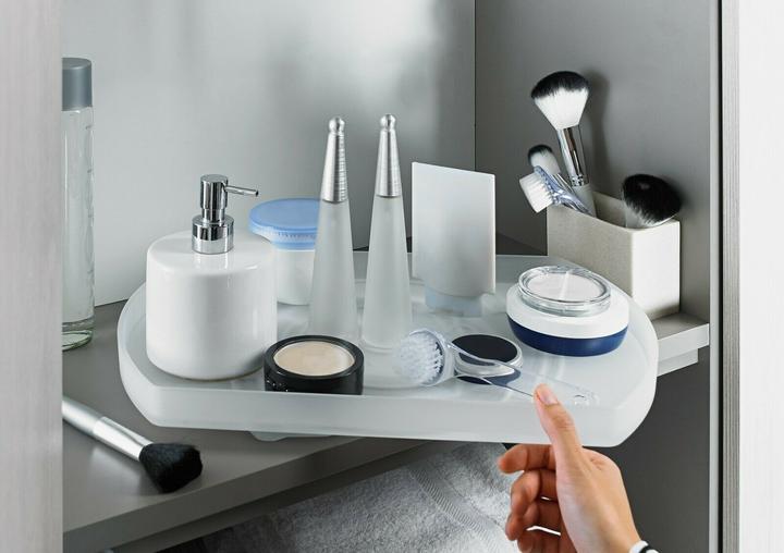 Produktbild Hettich ComfortSpin Drehteller 360° drehbar (Organizer Kühlschrank, Bad, Schrank lebensmittelecht