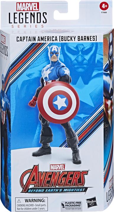 Actual product image Hasbro Avengers: Beyond Earth's Mightiest Marvel Legends figurine Captain America (Bucky Barnes) 15 cm