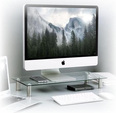Actual product image Techly Universal glass storage table, 580 x 210 x 130 mm