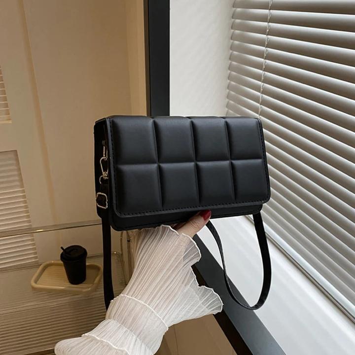 Only-Bags.Store Umhängetasche PU Leder Griff Handtaschen Kettenriemen