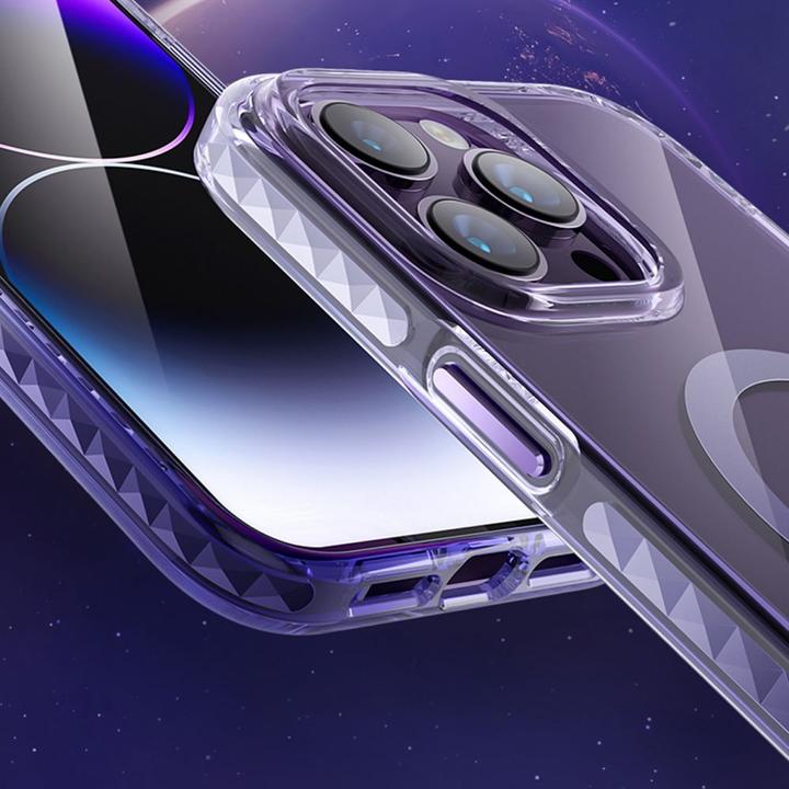 Actual product image Kingxbar Crystal Series MagSafe Hardcase (Apple iPhone 14 Pro)