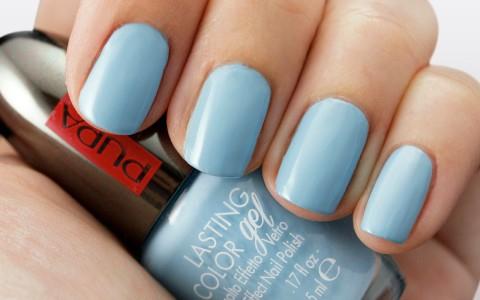 Actual product image Pupa Milano Lasting Color Gel bubble blue (077 Bubble Blue, Gel-Effect Nail Polish)