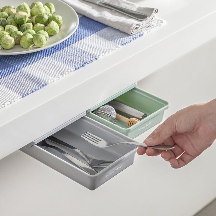 Actual product image InnovaGoods 2x self-adhesive desk drawers