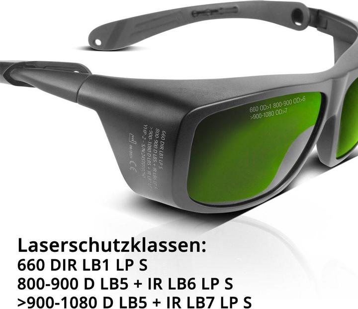 Actual product image Stahlwerk Laser safety goggles according to DIN EN207 Wavelength range from 660 - 1080 nm