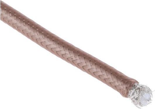Actual product image Rs Pro RS RG142 coaxial FEP brown 25m (63.30 dB, Antenna cable)