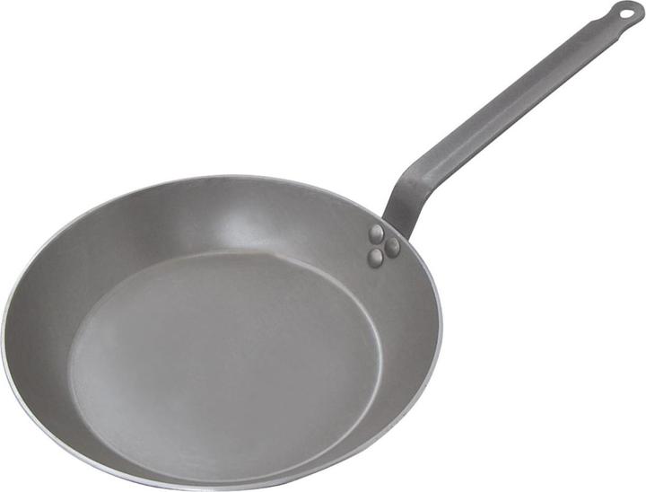 Immagine prodotto de Buyer CARBONE PLUS Padella rotonda alla lionese Ø 26cm, a induzione (26 cm, Padella per friggere, Acciaio)