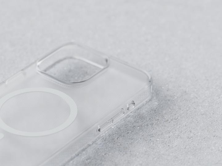 Actual product image Njord Slim Case 100% GRS MagSafe iPhone 15 Pro, Translucent (Apple iPhone 15 Pro)