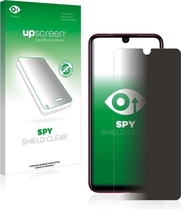 Actual product image upscreen Spy Shield Privacy Protector (1 Piece, Xiaomi Redmi 7)