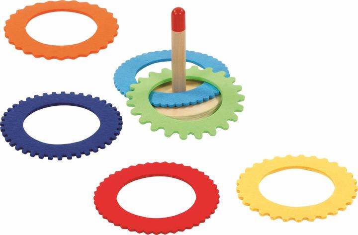 Immagine prodotto Goki Gioco di lancio degli anelli con 6 anelli di feltro