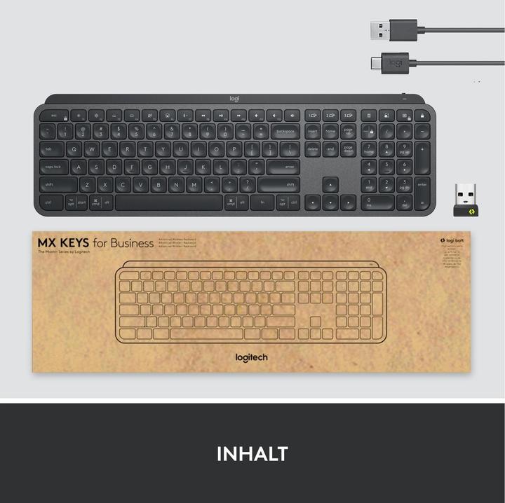 Produktbild Logitech MX Keys Business (CH, Kabellos)