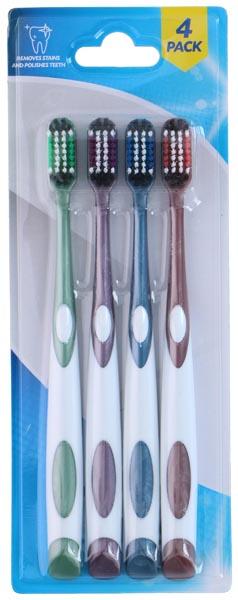 Actual product image Soft toothbrush 4as (4 x)