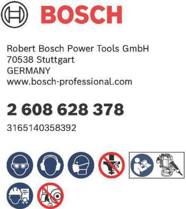 Immagine prodotto Bosch Professional Zubehör Fresa per scanalature