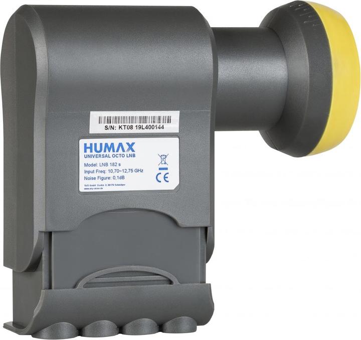 Actual product image Humax LNB 182s - F - 4 cm - 60 mm - 135 mm - 115 mm - 470 g (Octo LNB, 40mm)