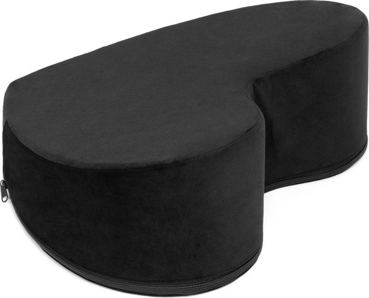 Actual product image Bedroom Fantasies The Heart Positioning Pillow - Black