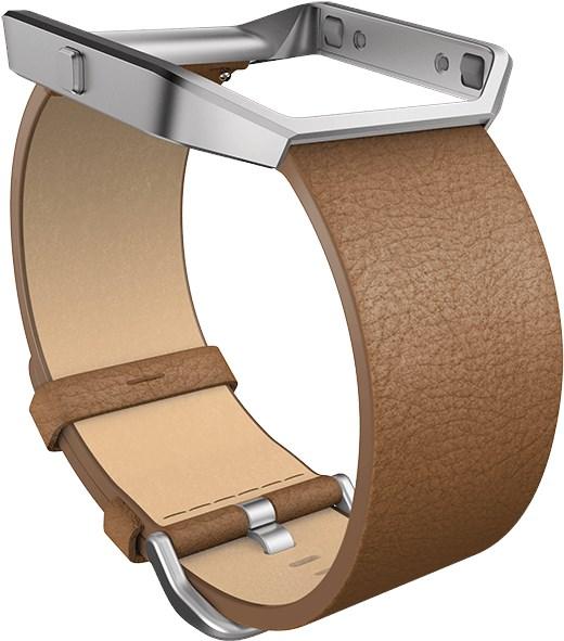 Actual product image Fitbit Blaze Leather Bracelet with Frame (40 mm, Leather, Blaze)