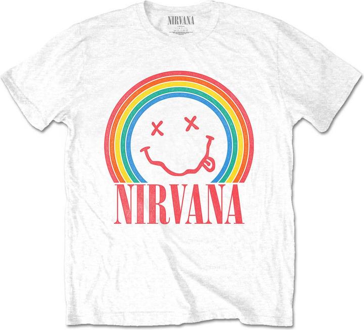 Nirvana Smiling Face Rainbow