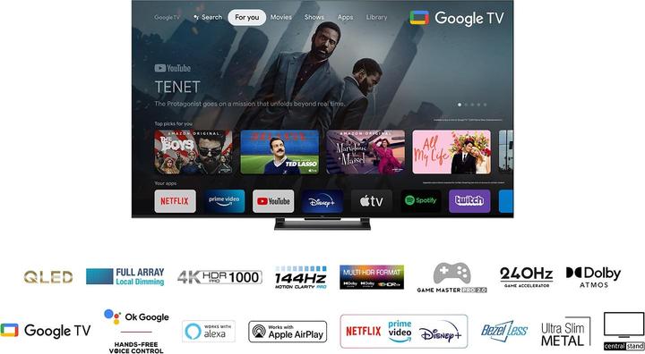 Actual product image TCL 55C745 (55", QLED, 4K, 2023)