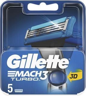 Image du produit Gillette Mach3 Turbo 5 lames (5 x)