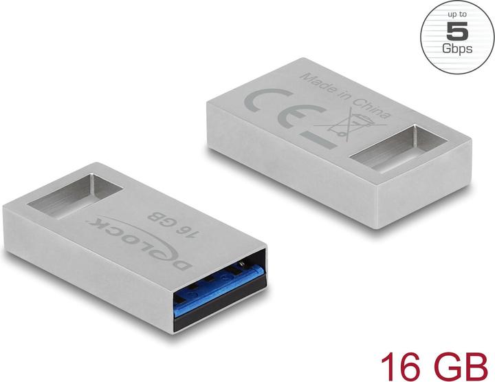 Produktbild Delock USB-Flash-Laufwerk (16 GB, USB-A, USB 3.0)