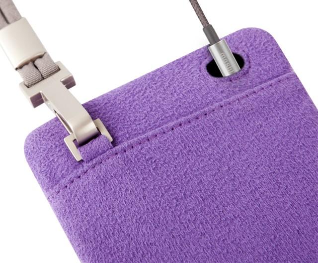 Produktbild Moshi iPouch für iPhone 3/4 / 5/S/ SE / iPod touch/ iPod classic Purple (Apple iPhone 5s, Apple iPhone 5, Apple iPhone X, Apple iPhone 3GS, Apple iPhone 3G)