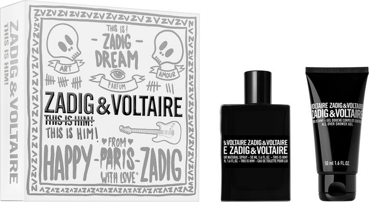 Produktbild Zadig & Voltaire This is Him! Christmas 2023 Eau de Toilette 50 / Shower Gel (Eau de Toilette, 173.40 ml)