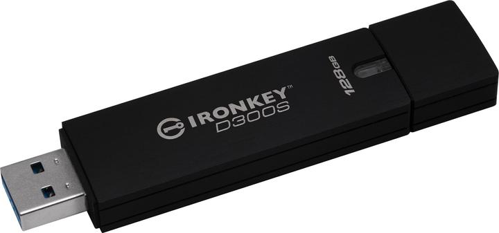 Actual product image Kingston IronKey D300 128 GB Encrypted U (128 GB, USB-A, USB 3.1)